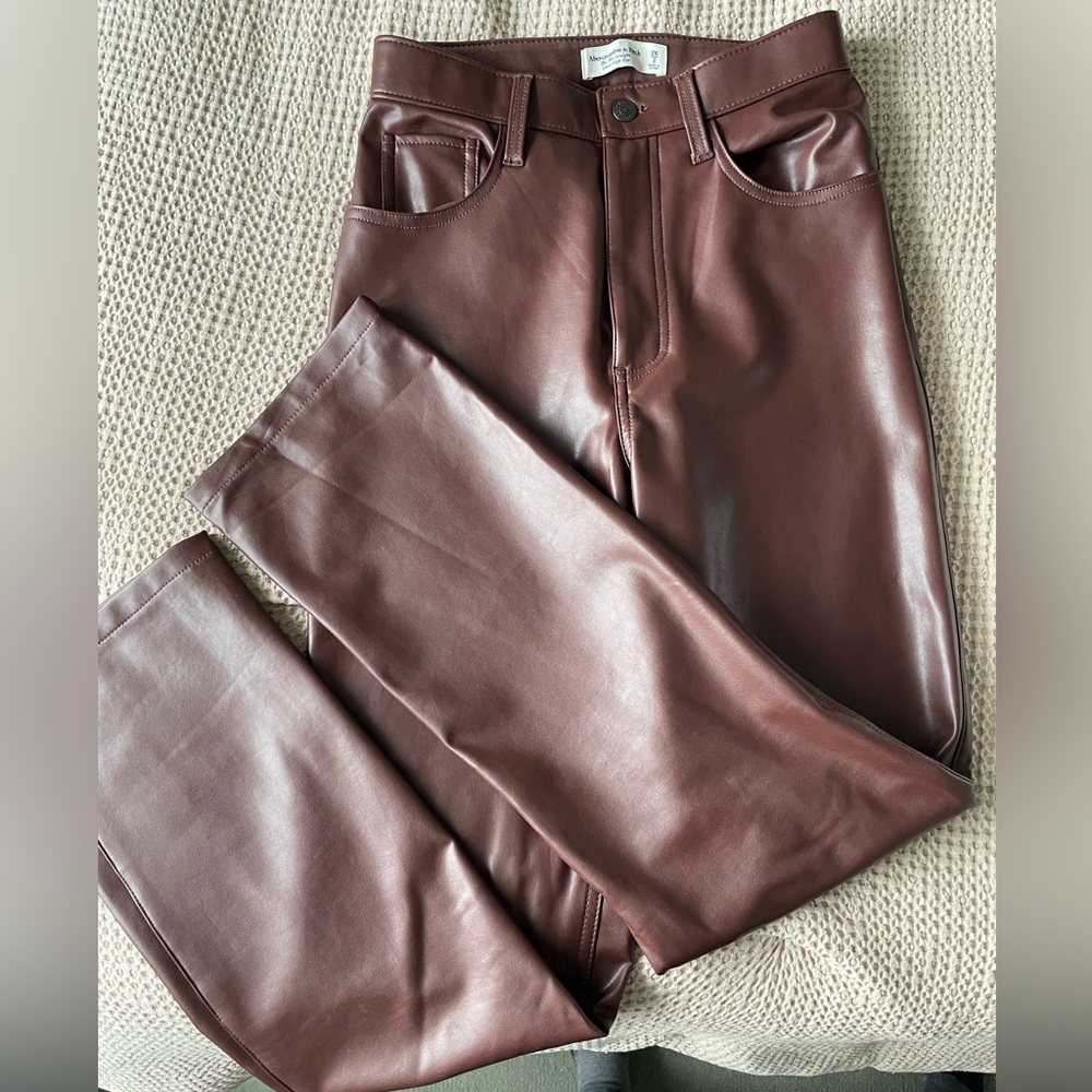Abercrombie pleather pants